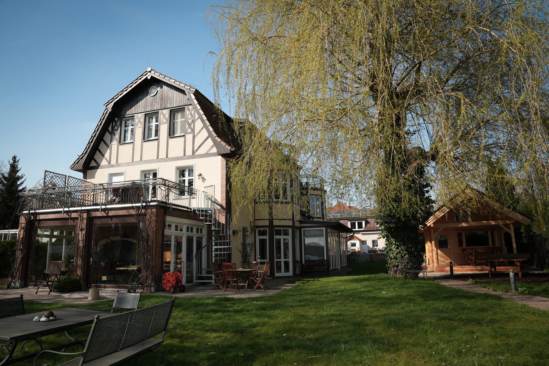 Saunahaus ca. 40 m² auf dem Grundstück der Seevilla in Zernsdorf